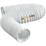 White Flexible Pvc Vinyl Vent Duct Hose, 4 in. x 20 ft.