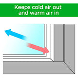 3M Outdoor Window Insulation Kit, Clear Window Film for Heat and Cold, 5.16 ft. x 7 ft., Covers Two 3 ft. x 5 ft. Windows