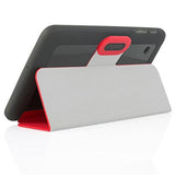 Incipio Galaxy Tab E Clarion Translucent Protective Folio (Red/Black)