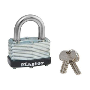 Master Lock 500D, No. 500 Wide Laminated Steel Warded Padllock