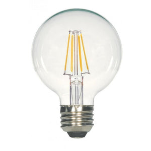 Satco S8849 Medium Bulb in Light Finish, 4.38 inches, Clear