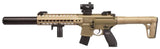 SIG SAUER MCX AIR, .177 CAL, 88GR CO2, 30 RD, FDE, SIG20R RED DOT (CO2 Not Included)