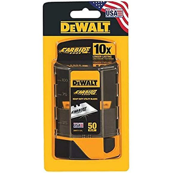 DEWALT - DWHT11131L Utility Blades, 2-Point, 3/4In L, 50 Blades