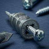 Qualihome Small Mini N.6 Zinc Self Drilling Drywall Anchors with Screws Kit