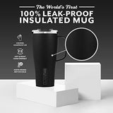 Br�Mate Toddy XL - 32oz 100% Leak Proof Insulated Coffee Mug with Handle & Lid - Stainless Steel Coffee Travel Mug - Double Walled Coffee Cup (Matte Black)