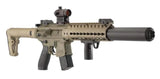 SIG SAUER MCX AIR, .177 CAL, 88GR CO2, 30 RD, FDE, SIG20R RED DOT (CO2 Not Included)