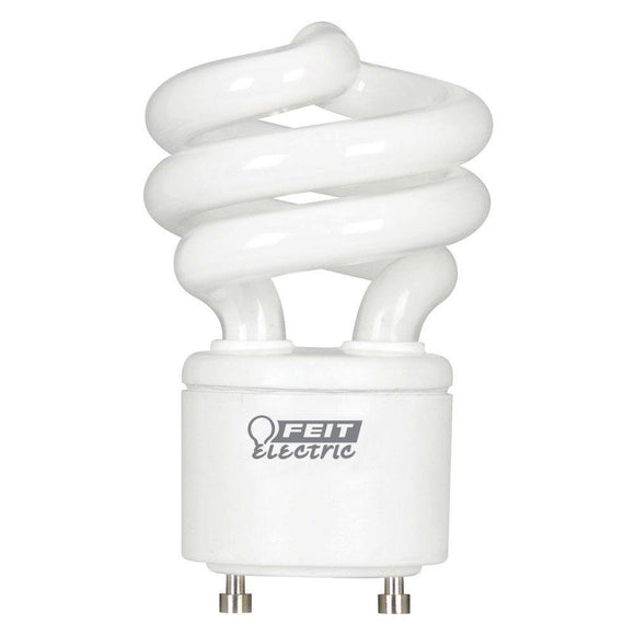 Feit Electric 60W Equivalent CFL Twist Light Bulb on GU24 Base, Non-Dimmable,