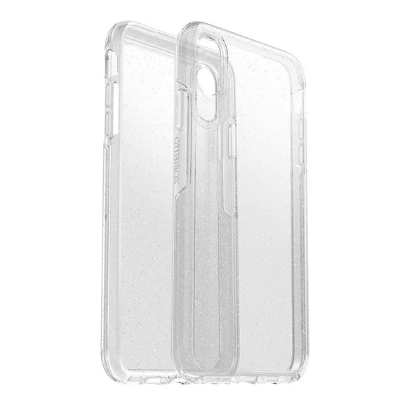 OtterBox SYMMETRY CLEAR SERIES Case for iPhone Xs Max - Retail Packaging - STARDUST (SILVER FLAKE/CLEAR)