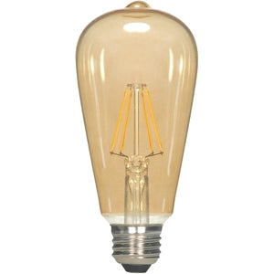 Satco S9579, 6.5/ST19/AMB/LED/E26/23K/120V, LED Light Bulb12