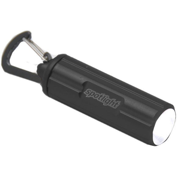 Spotlight Spark LED Light 18 Lumen Water Resistant Micro Light (Jet Black)