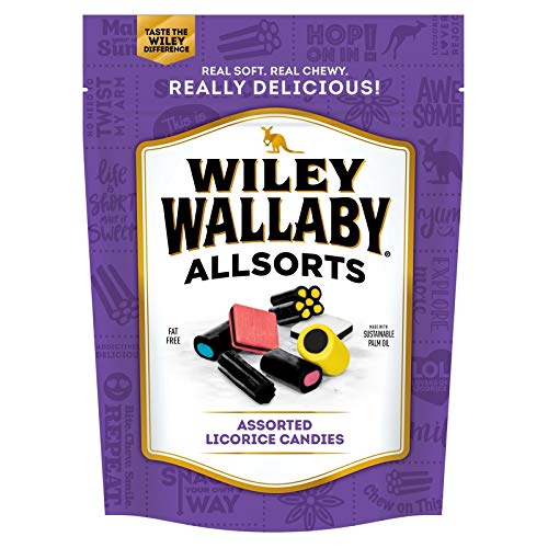 Wiley Wallaby 8oz Allsorts Licorice Candy