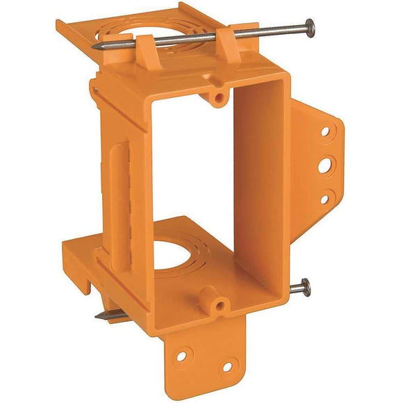 Union GBRSC100A Single-Gang Low-Voltage Bracket, Orange, Pack of 1