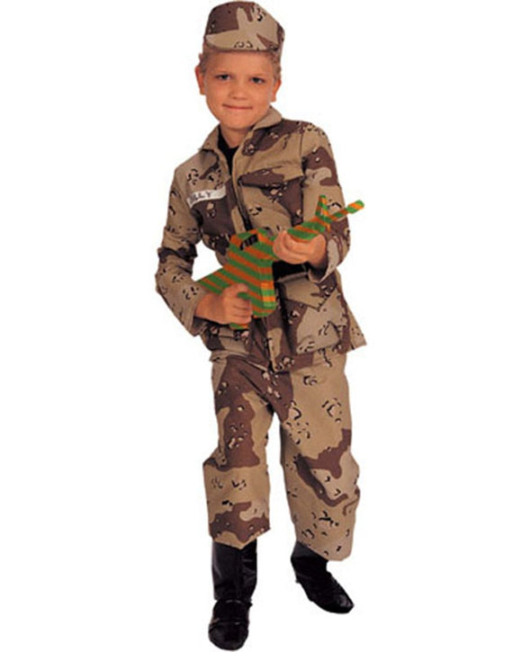 Rubie's Child Large (Size 12-14, 8-10 Yrs) Special Forces Costume (Weapon not Included)