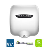 XLERATOR XL-BW Automatic High Speed Hand Dryer with White Thermoset (BMC)Cover