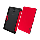 Incipio Galaxy Tab E Clarion Translucent Protective Folio (Red/Black)