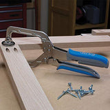 Kreg Automaxx 3 in. x 3 in. D Metal Pock-It Hole Wood Project Clamp 450 lb. capacity Silver 1 pk