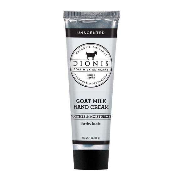 Dionis Goat Milk Skincare Hand Cream (Unscented, 1 oz)