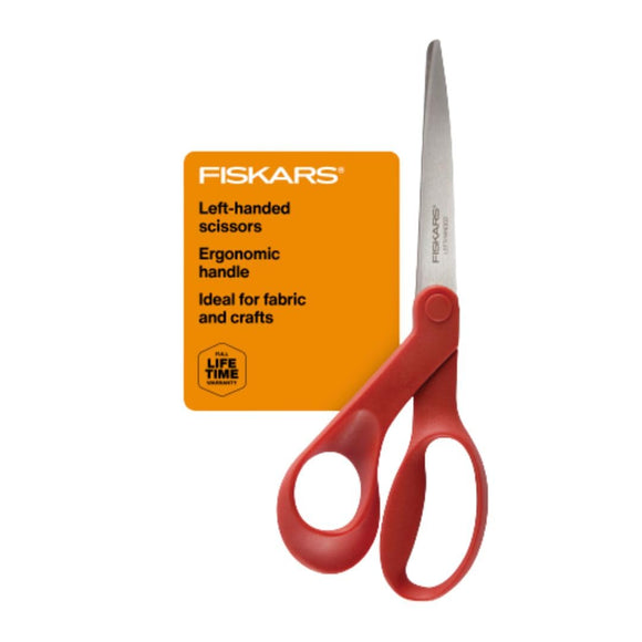 Fiskars All-Purpose Left-Handed Scissors - Ergonomically Contoured - 8