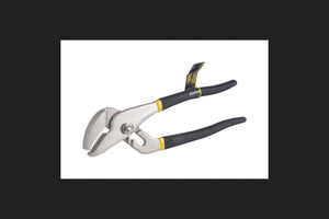 Steel Grip 10 in. Carbon Steel Tongue and Groove Pliers Black/Yellow 1 pk