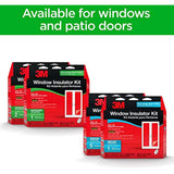 3M Outdoor Window Insulation Kit, Clear Window Film for Heat and Cold, 5.16 ft. x 7 ft., Covers Two 3 ft. x 5 ft. Windows