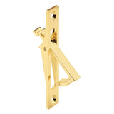 Prime-Line 161496 Pocket Door Flush Edge Pull, Polished Brass, Fasteners included (Single Pack)