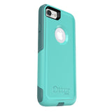 OTTERBOX Commuter Series Case for iPhone SE (2nd Gen - 2020) & iPhone 8/7 (NOT Plus) - Retail Packaging - Aqua Mint Way (Aqua Mint/Mountain Range Green)