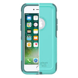 OTTERBOX Commuter Series Case for iPhone SE (2nd Gen - 2020) & iPhone 8/7 (NOT Plus) - Retail Packaging - Aqua Mint Way (Aqua Mint/Mountain Range Green)