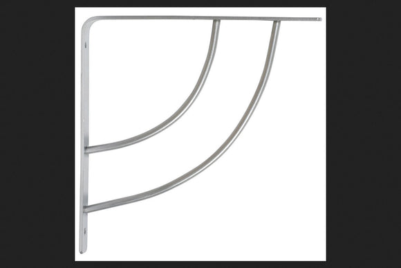 Knape & Vogt John Sterling Platinum Milano Shelf Bracket 8 in. L 100 lb.