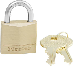 Master Lock 130D 1-3/6" Brass Padlock