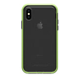 Lifeproof SLAM Series Case for iPhone X (ONLY) - Retail Packaging - Night Flash (Clear/Lime/Black)