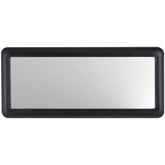 Custom Accessories 70003 Black Deluxe Visor Mirror