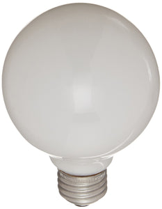 Westinghouse Lighting 0422100, 25 Watt, 130 Volt White Incand G25 Light Bulb, 3500 Hour 160 Lumen
