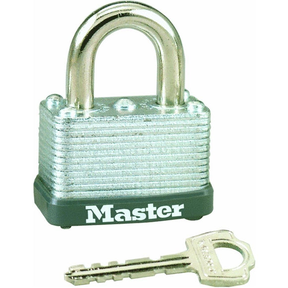 Master Lock 22T Keyed Alike Warded Padlock, 1-1/2 Inch, 2-Pack,Steel