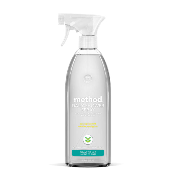 Method Daily Shower Spray Cleaner, Eucalyptus Mint, For Showers, Tile, Fixtures,