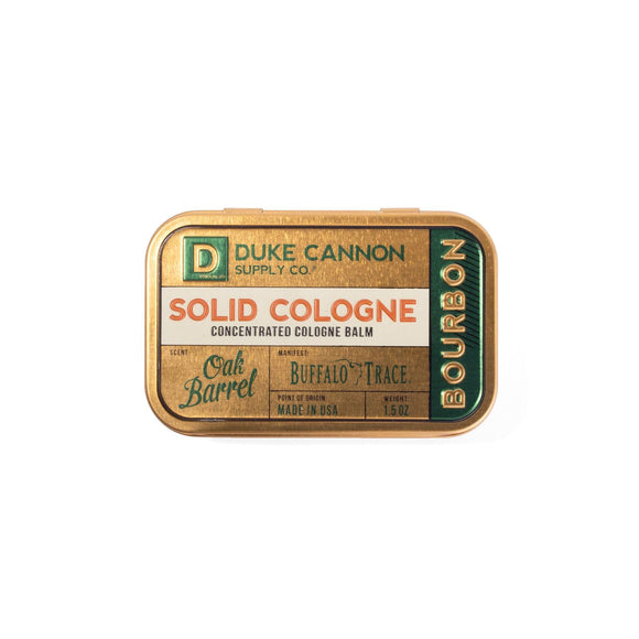 Solid Cologne, Bourbon, Oak Barrel, 1.5-oz.