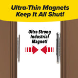 RUBY Monkey Magnets AS-SEEN-ON-TV, Ultra-Thin Magnetic Plates Keep It All Shut,