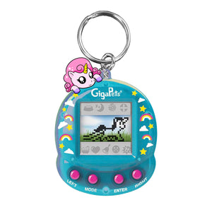 Giga Pets Angelic Unicorn Interactive Digital Pet, Upgraded Collector’s Edition Virtual Pets for Kids, 600+ Animations, 90’s Gaming, Boys, Girls Toys