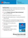 TurboTax Deluxe 2021 Tax Software, Federal and State Tax Return with Federal E-file [Amazon Exclusive] [PC/Mac Disc]