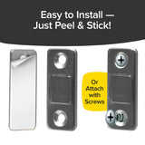 RUBY Monkey Magnets AS-SEEN-ON-TV, Ultra-Thin Magnetic Plates Keep It All Shut,