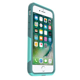 OTTERBOX Commuter Series Case for iPhone SE (2nd Gen - 2020) & iPhone 8/7 (NOT Plus) - Retail Packaging - Aqua Mint Way (Aqua Mint/Mountain Range Green)