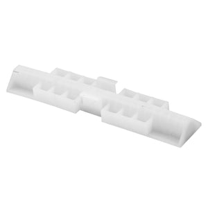 Prime-Line 16472 7/8 In., White Nylon, Top Mount Bi-Fold Door Slide Guide, Acme (Single Pack)