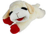 Multipet INTERNATIONAL Lambchop Plush Squeak Toy Mini for Pets, 6-Inch