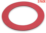 Flush Valve Rubber Seal Gasket Replacement for Mansfield 210 & 211, 2 Pack (Mansfield Flush Valve Seal)