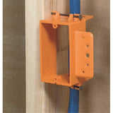 Union GBRSC100A Single-Gang Low-Voltage Bracket, Orange, Pack of 1