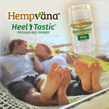 Hempvana Heel Tastic Foot Cream for Dry Cracked Feet - Cracked Heel Treatment Enriched with Hemp Seed Oil - Foot Lotion Promotes Healthy Feet for Women + Men