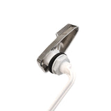 Qualihome Toilet Handle Replacement. Fits Gerber Toilet Tanks. Polished Chrome, 10 inch Rod, Can be Cut to 8” 6” 4” (Chrome)