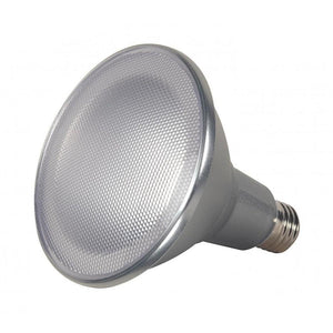 Satco S9446 Par38 LED 3000K 40' Beam Spread Medium Base Light Bulb, 15W