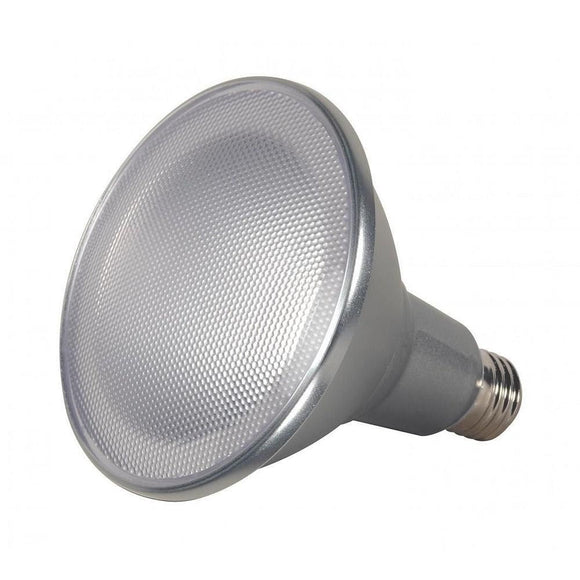 Satco S9446 Par38 LED 3000K 40' Beam Spread Medium Base Light Bulb, 15W