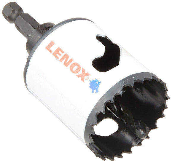 Lenox Tools Bi-Metal Speed Slot Arbored Hole Saw with T3 Technology, 1-5/8