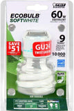 Feit Electric BPESL13T/GU24 60-Watt Equivalent GU24 CFL Bulb